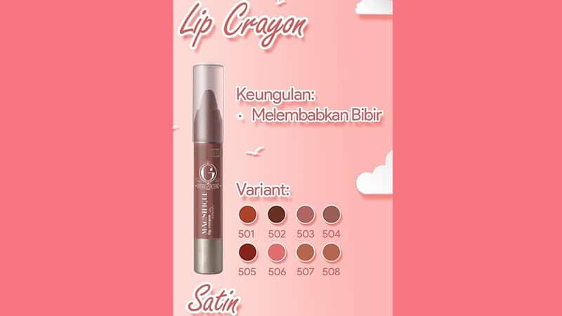 Warna Lipstik Madame Gie - Magnifique Lip Crayon Satin