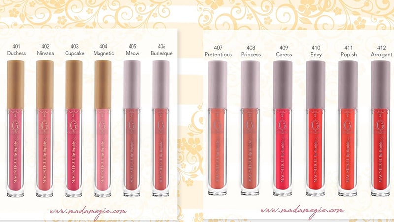 Warna Lipstik Madame Gie - Magnifique Lip Liquide Matte