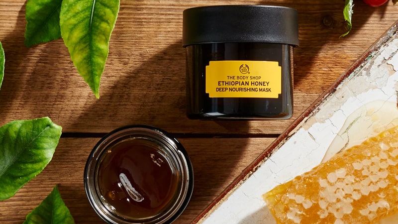 Masker Wajah untuk Kulit Kering - The Body Shop Ethiopian Honey Deep Nourishing Mask