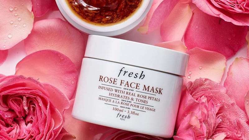 Masker Wajah yang Cocok untuk Kulit Kering - Fresh Rose Face Mask