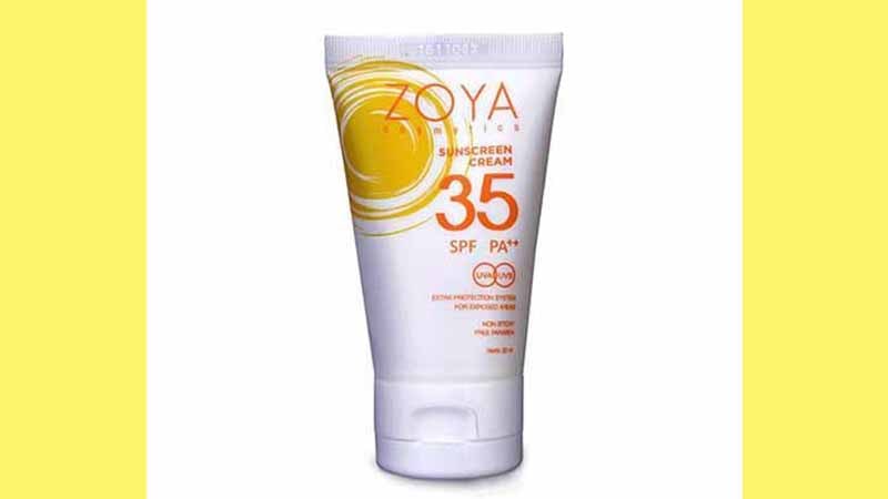 Sunscreen Terbaik yang Bagus untuk Wajah - Zoya Cosmetics Sunscreen SPF 35 ++
