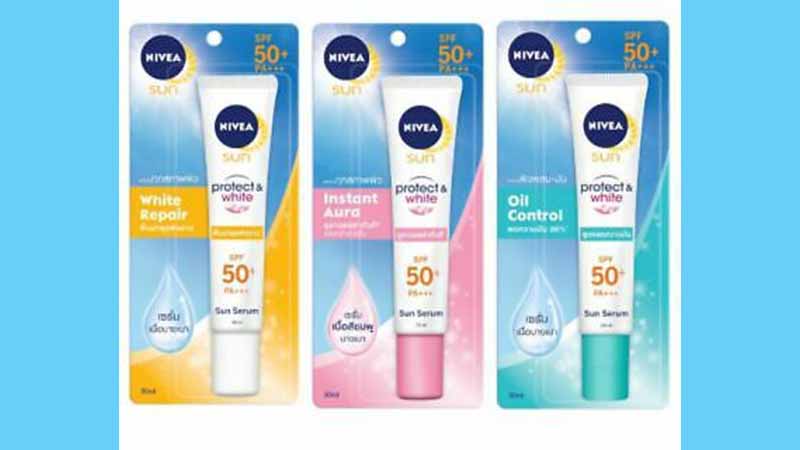 Sunscreen SPF 50 - Nivea Sun Protect & White SPF50+ PA+++