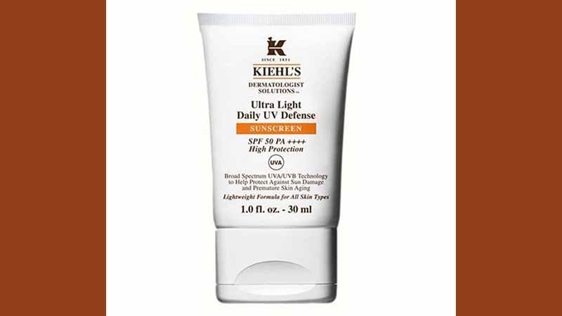Sunscreen SPF 50 - Kiehl’s Ultra Light Daily UV Defense SPF 50 PA ++++