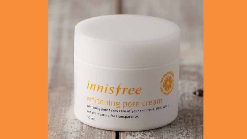 Cream Pencerah Wajah - Innisfree Whitening Pore Cream