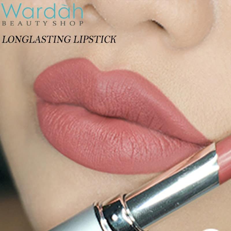 Warna Lipstik Wardah Natural - Longlasting Simply Brown