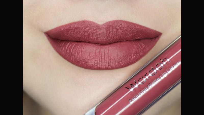 Lipstik Matte Wardah Warna Natural - Exclusive Matte Lip Cream 11 Plump It Up