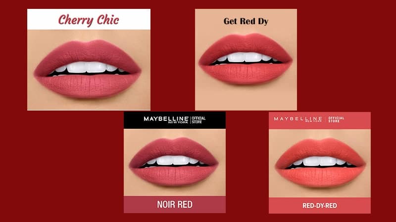 Warna Lipstik Maybelline Powder Matte - Warna Merah