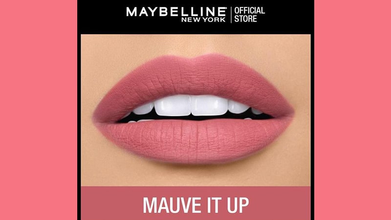 Warna Lipstik Matte Maybelline yang Cocok untuk Bibir Hitam - The Powder Matte Mauve It Up