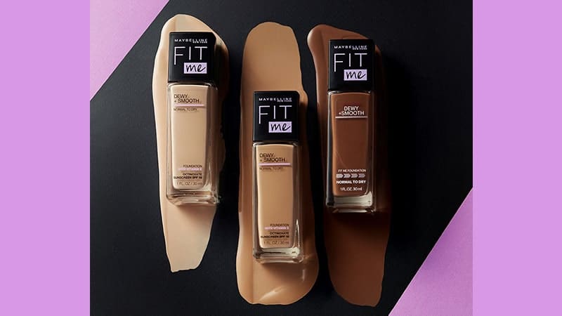 Maybelline Fit Me Foundation Shades - Fit Me Dewy + Smooth