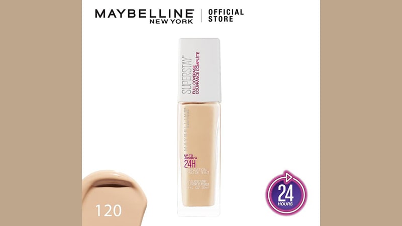 Maybelline Superstay Foundation Shades - 120 Classic Ivory