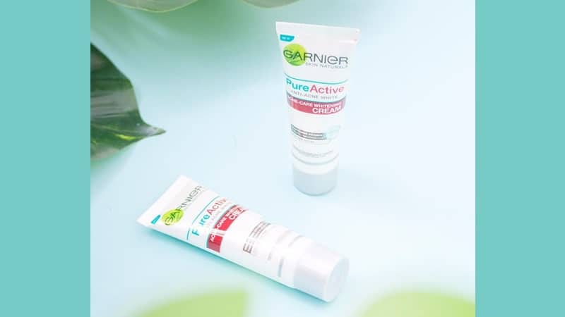Rangkaian Garnier Pure Active - Acne Care Whitening Cream
