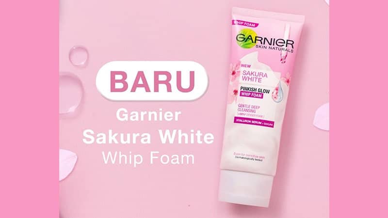 Garnier Face Wash - Sakura White Pinkinsh Glow Whip Foam