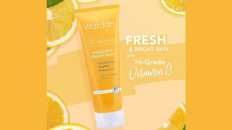 Manfaat Rangkaian Wardah C Defense - Energizing Creamy Wash