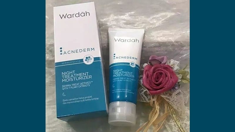 Manfaat dan Harga Cream Malam Wardah - Acnederm Night Treatment Moisturizer
