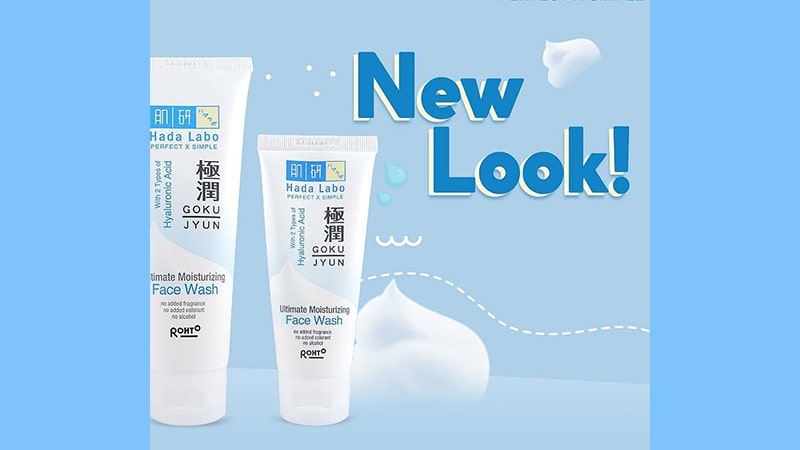 Rekomendasi Facial Wash untuk Kulit Kering - Hada Labo Gokujyun Ultimate Moisturizing Face Wash