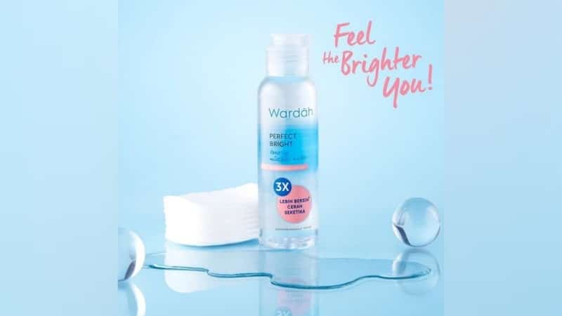 Rangkaian Produk Wardah Glowing - Perfect Bright Tone Up Micellar Water